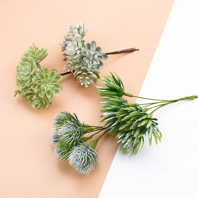 6PCS Silk Flowers for Scrapbooking Artificial Plants - Image 3