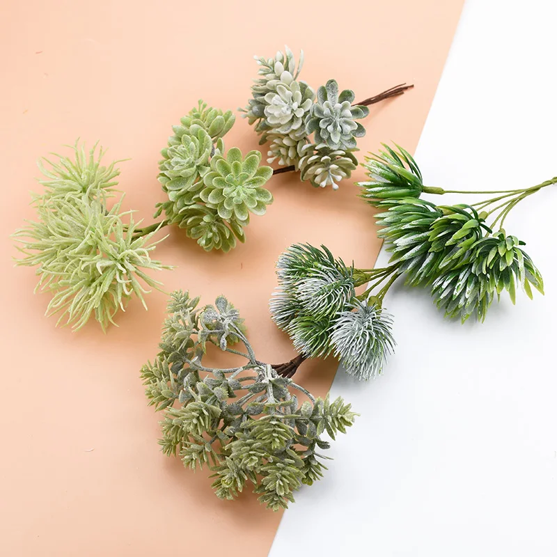 6PCS Silk Flowers for Scrapbooking Artificial Plants - Image 4