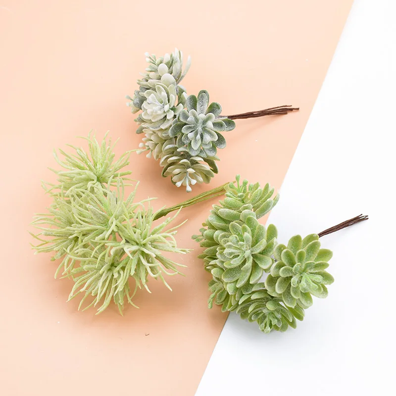 6PCS Silk Flowers for Scrapbooking Artificial Plants - Image 5