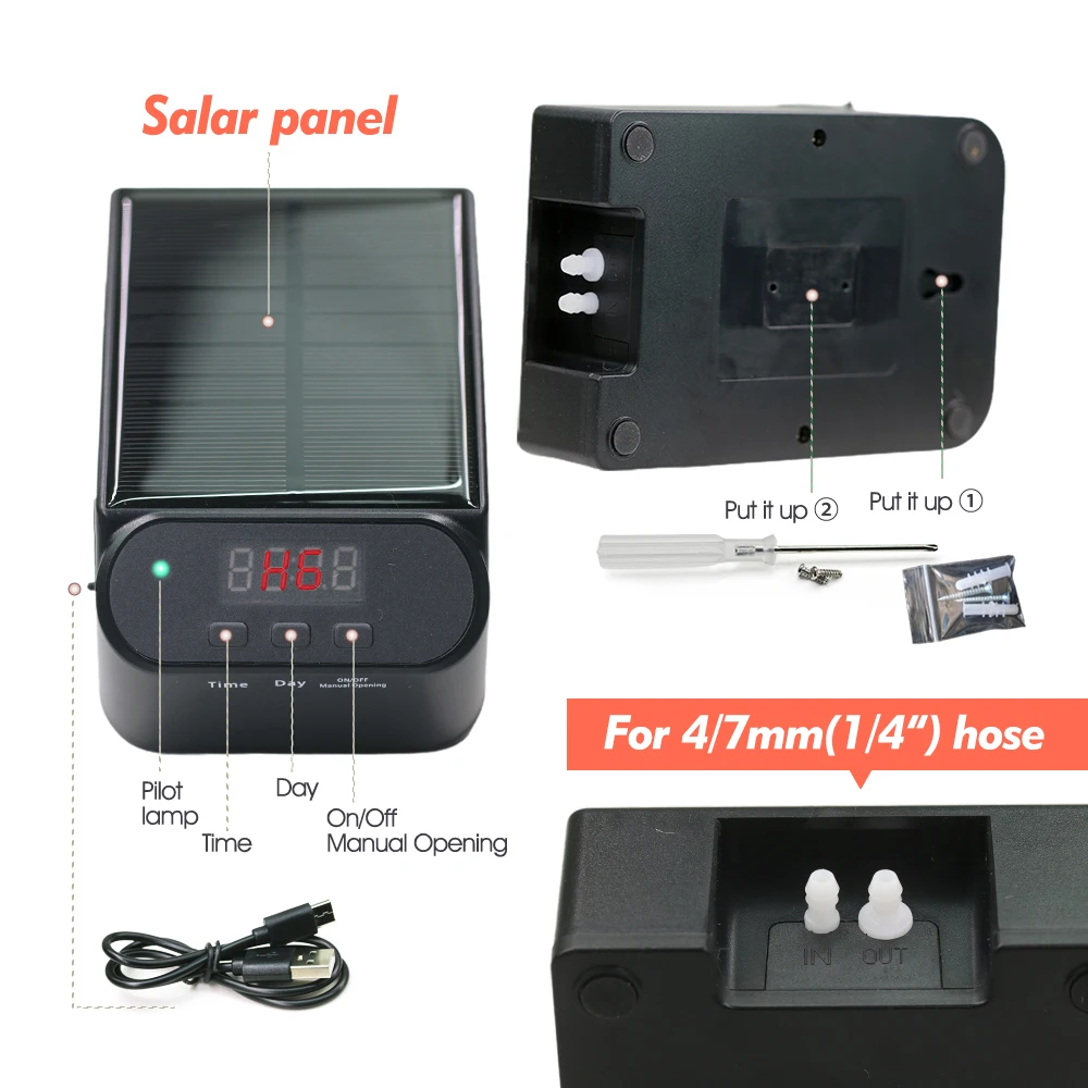 Garden Mini Solar Timer Automatic Drip Irrigation - Image 2