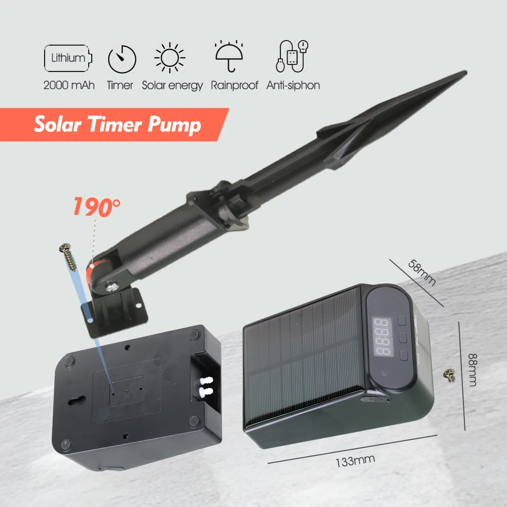 Garden Mini Solar Timer Automatic Drip Irrigation - Image 4