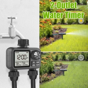 Newest 2-outlet Digital Sprinkler
