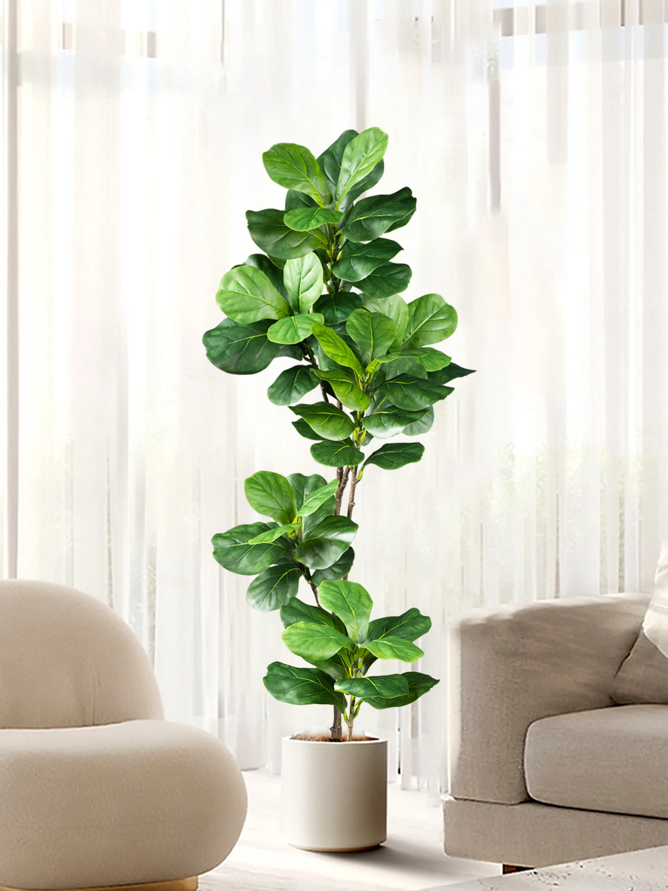 70-135cm Large Artificial Ficus Tree Fake