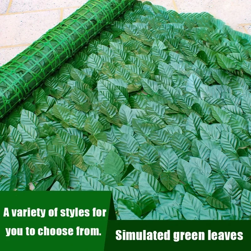 50X300cm Artificial Ivy Hedge Green Leaf Fence Panels - Image 6