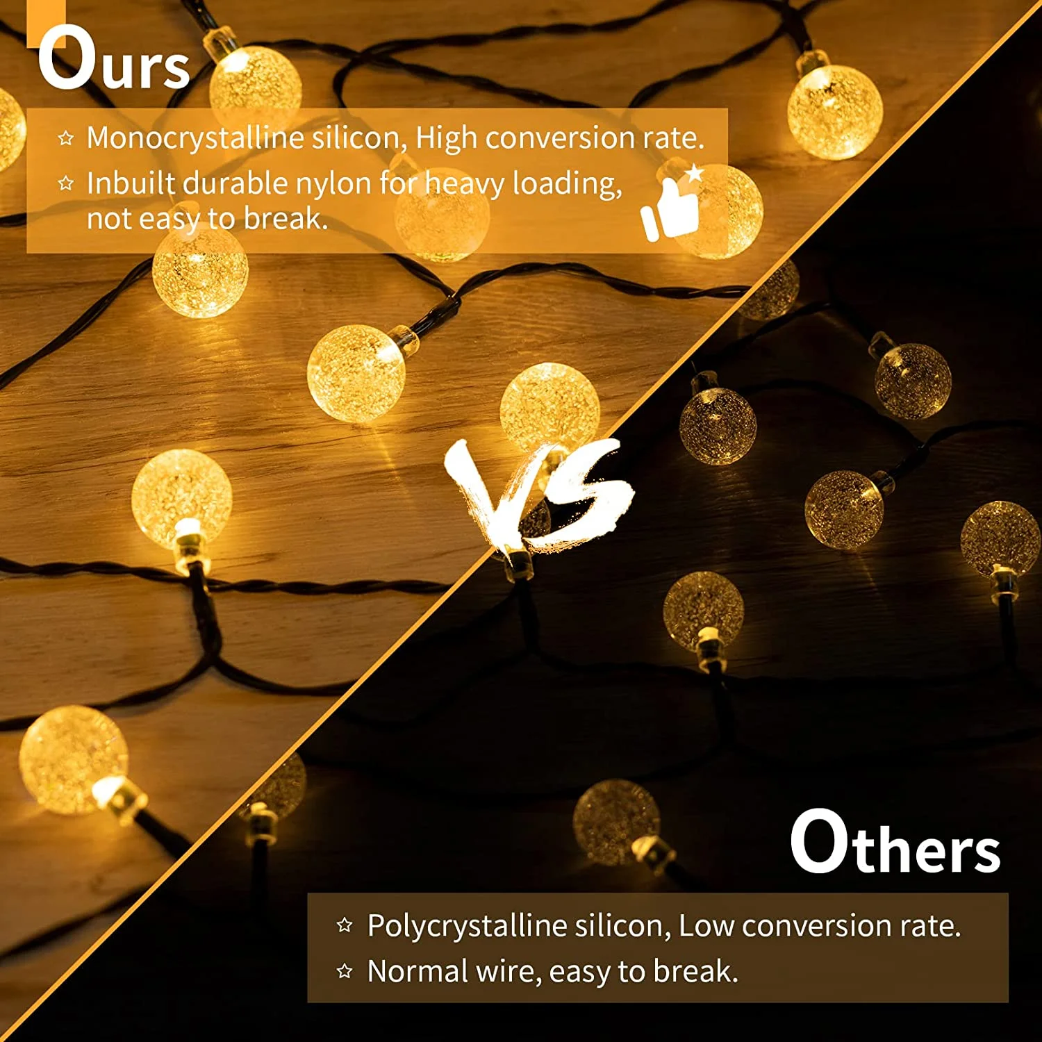 LED Solar String Lights Outdoor - Image 5