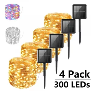 1-4pcs 22/32M Solar Led Fairy Light